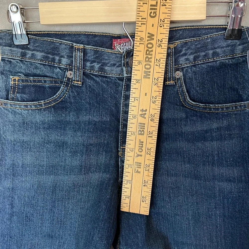 Old Navy Boys Size 12 Dark Wash Denim Straight Non-Stretch Jeans NWT V/306488